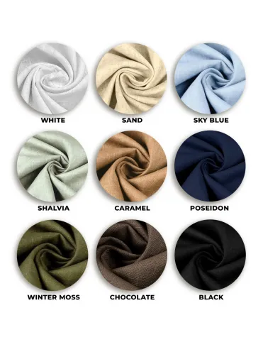 Linen shirt for men. Classic linen shirt with long sleeves and buttons. 100% dense linen. Summer shirt.