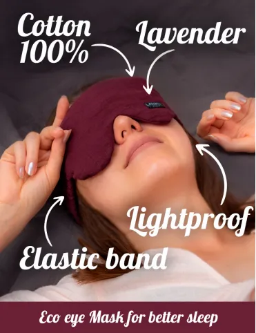 Organic lavender eye mask Kate