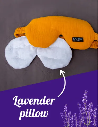 Organic lavender eye mask Jeanette
