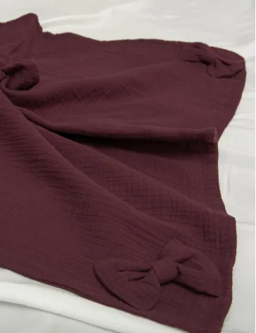 Romantic blanket 150x200 cm cotton muslin Carla