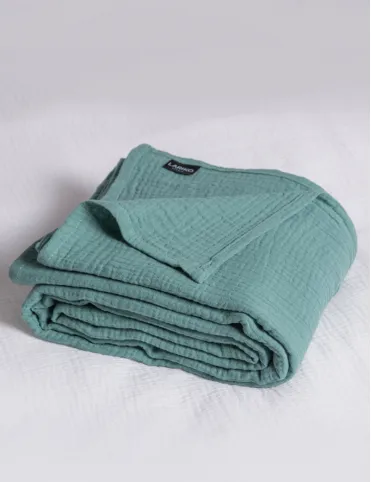 Blanket 150x200 cm cotton muslin Village