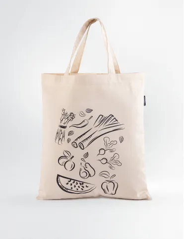 Shopping bag white Provence