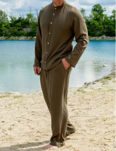 Comfortable men's linen pants BALI