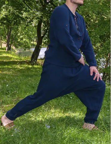 Men’s 100% Cotton Muslin Harem Pants – Boho Style, Comfort, and Freedom