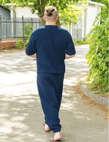 Men’s 100% Cotton Muslin Harem Pants – Boho Style, Comfort, and Freedom