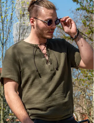 Men's Ethno  Boho Style Shirt, Ragnar Model