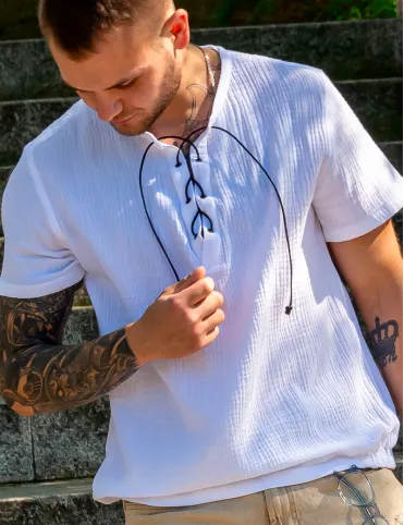 Men's Ethno Style Shirt, Ragnar Model