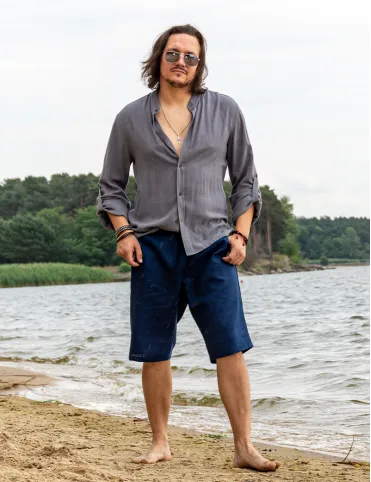 Long summer shorts for men. Classic.