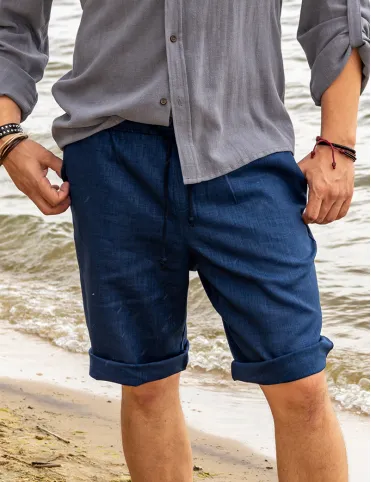 Long summer shorts for men. Classic.