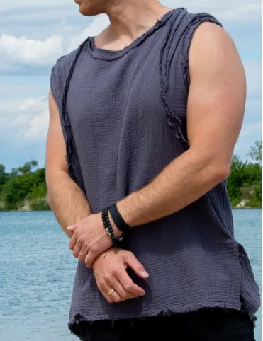 Roman style men's sleeveless t-shirt 