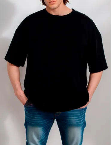 Unisex Oversize T-Shirt Basic Black