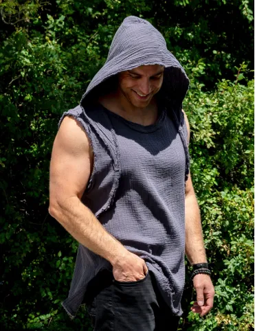 Roman style men's sleeveless t-shirt 