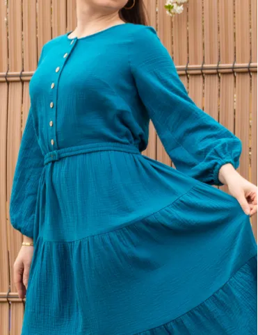 The Midi summer dress made of cotton muslin Isabella