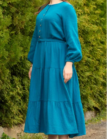 The Midi summer dress made of cotton muslin Isabella