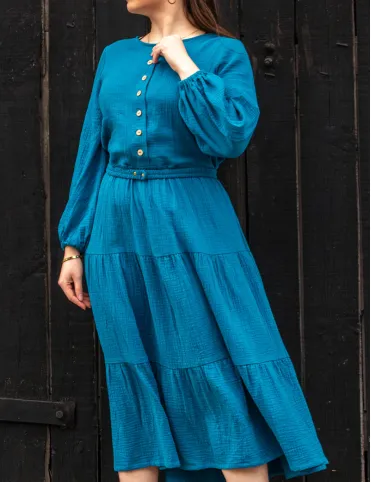 The Midi summer dress made of cotton muslin Isabella