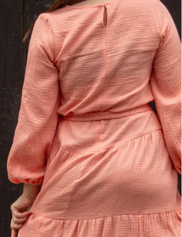 Women's cotton muslin maxi dress for summer Sandra