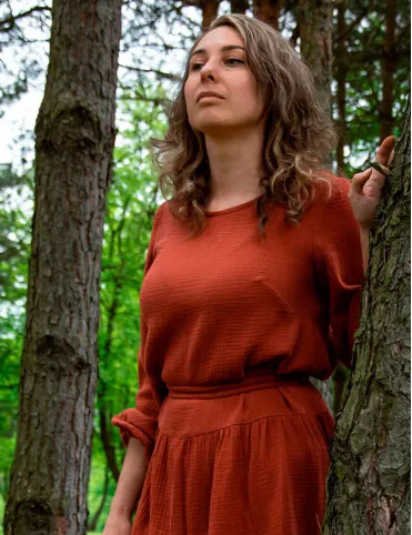 Olivia Musselin Kleid