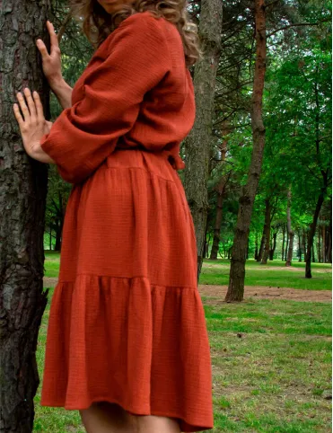 Olivia Musselin Kleid