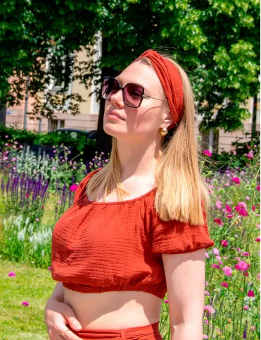 Decorative turban headband