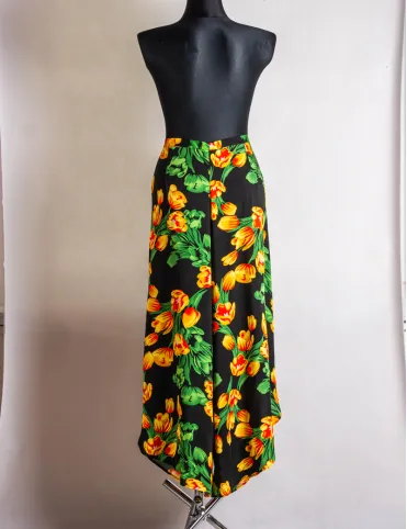 Women's wrap pants, size S-L, 100% viscose, Palazzo pants Niederlande