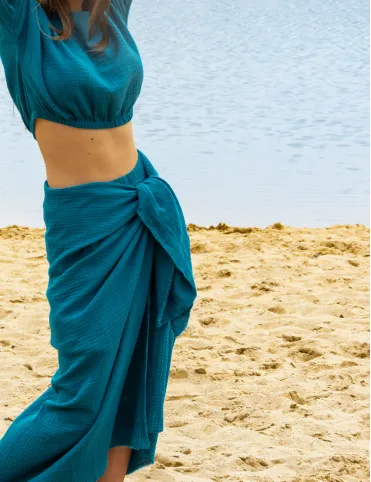 Pareo Caren, Beach cover-up, beach swimsuit bedspread, universal size