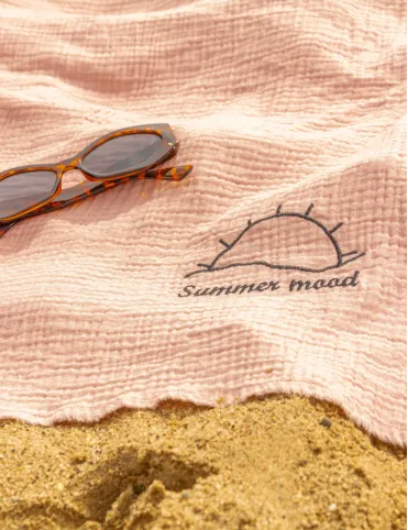 Pareo Rosa, Beach cover-up, beach swimsuit bedspread, universal size